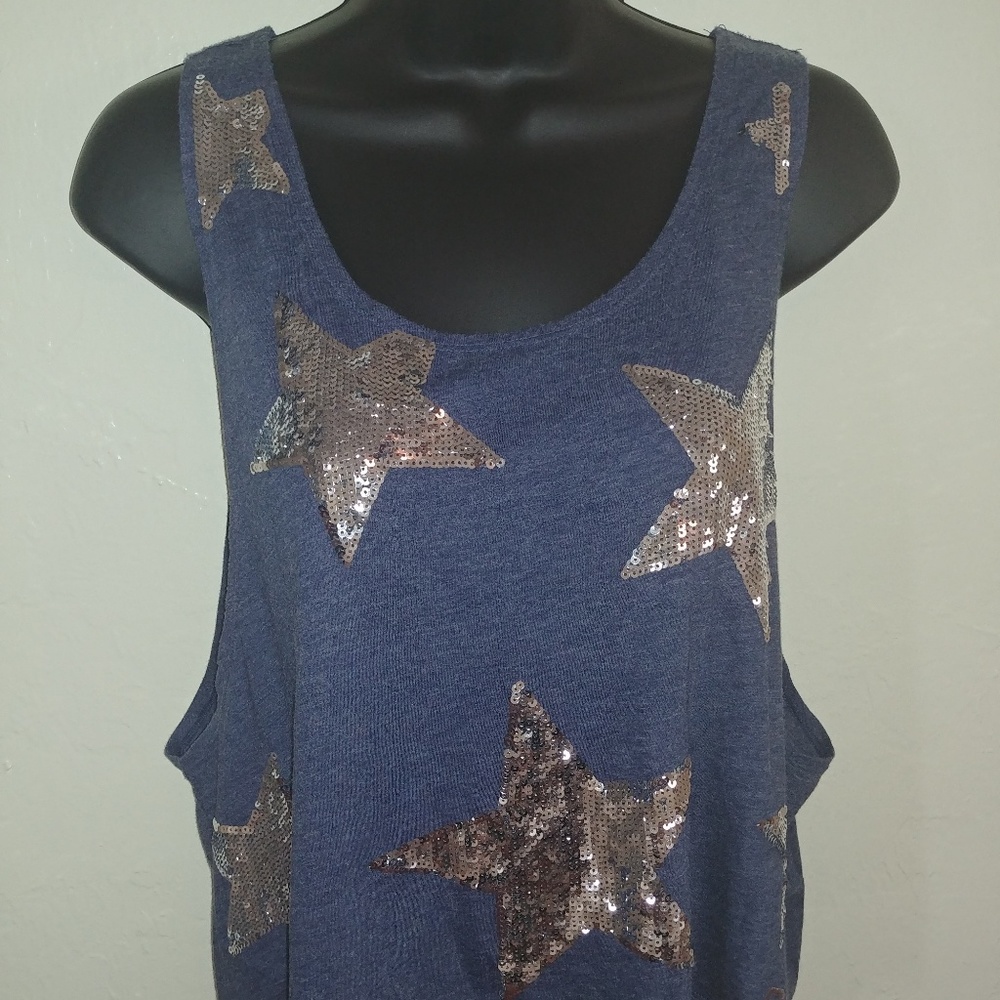 **SOLD**Vs pink bling tank top